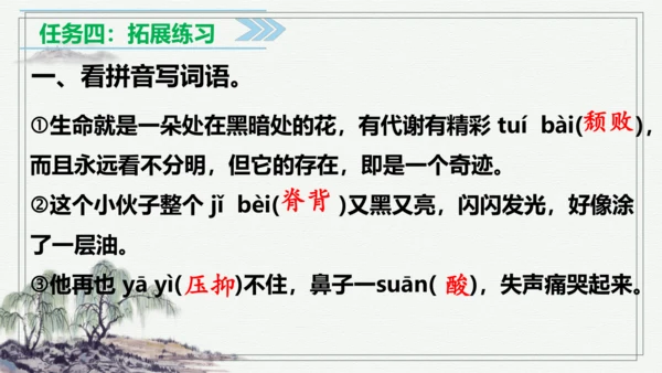【学霸提优】统编版语文五上（ 第六单元重难点梳理复习）（课件）