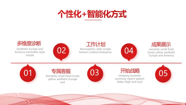 红色简约企业简介企业文化PPT动态模板