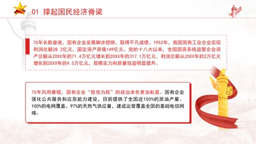 国资国企发展成就综述：勇扛大国“顶梁柱”使命担当专题党课PPT