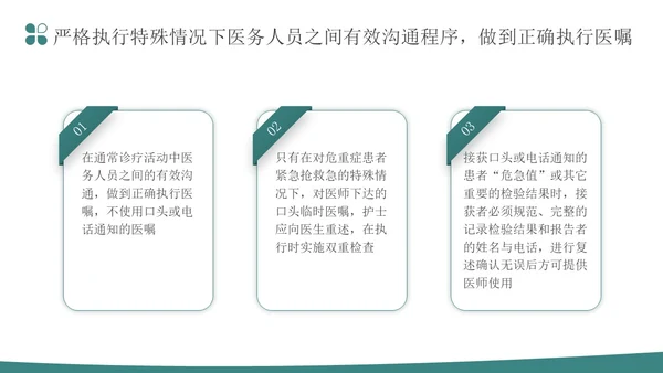 深青色简约形状叠压住院患者的安全管理医务培训PPT模板医疗