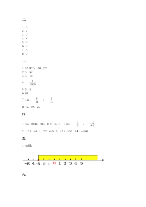 浙教版数学小升初模拟试卷附答案（巩固）.docx