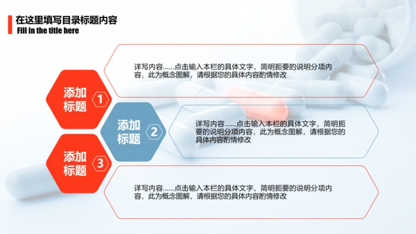 简约医疗药丸工作报告PPT