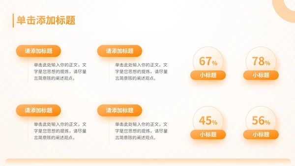 橙色商务风护肤产品项目介绍通用PPT模板
