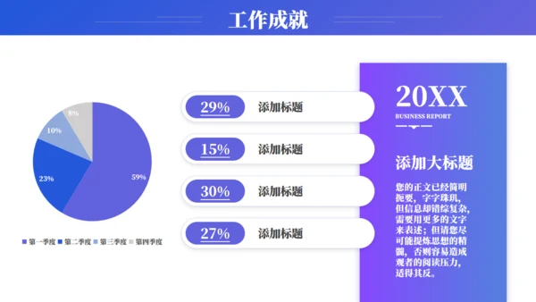 大数据经营管理数据报告通用PPT模板