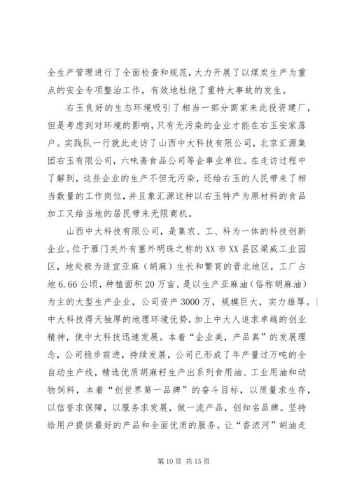 孚玉镇龙山村调研报告范文 (5).docx