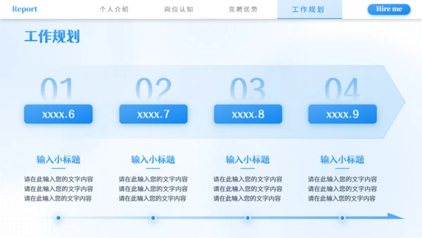 市场营销部竞聘述职报告通用PPT模板