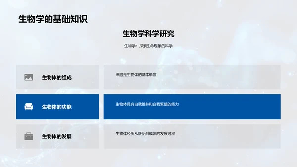 深度解读分子生物学PPT模板