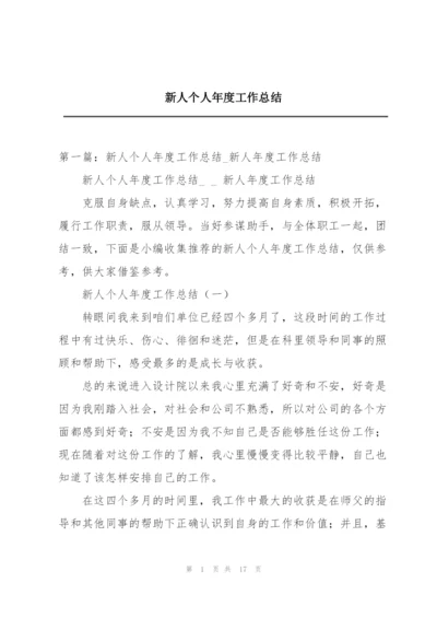 新人个人年度工作总结.docx