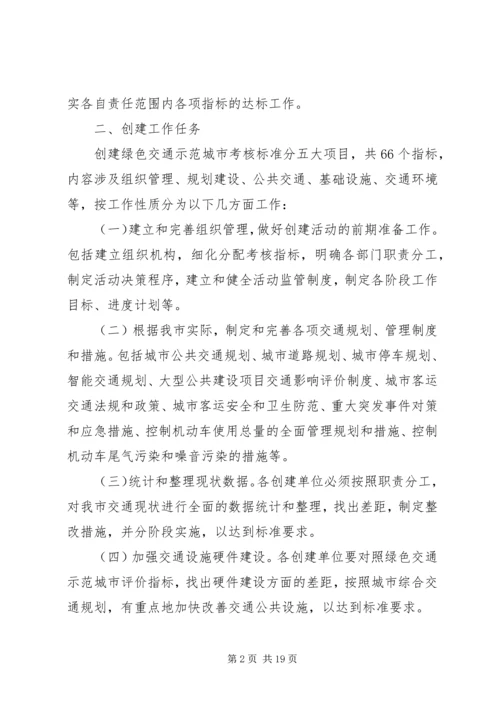 绿色城市建设实施方案.docx