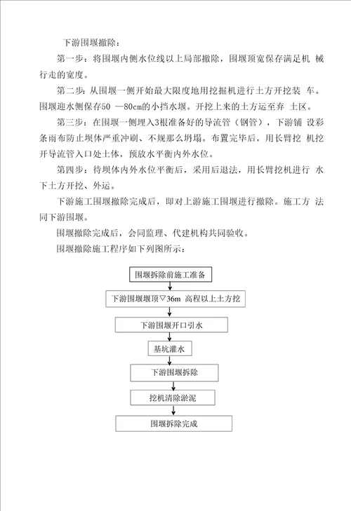 围堰拆除施工方案1