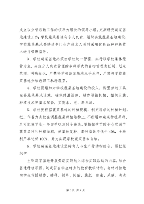 财政扶贫蔬菜产业示范基地建设实施方案(蔬菜) (4).docx