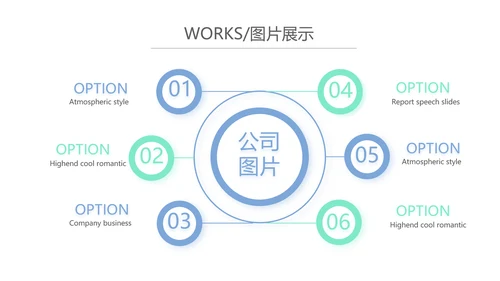 蓝色简约大方医疗公司宣传工作总结动态PPT
