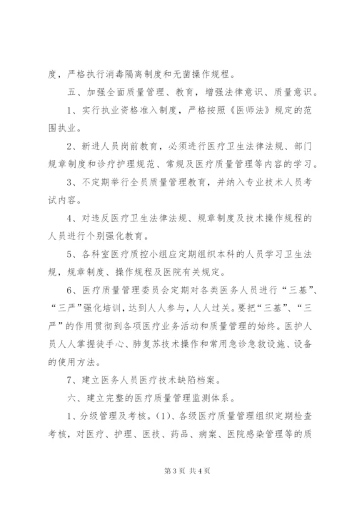 医院医疗质量管理方案 (6).docx