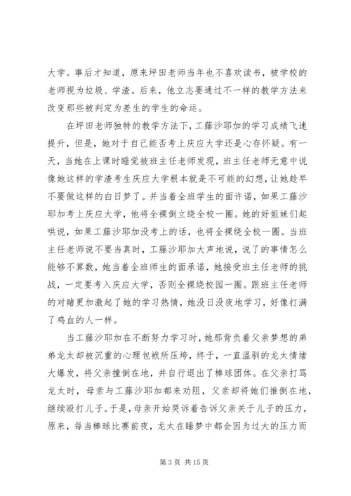 垫底辣妹观后感.docx