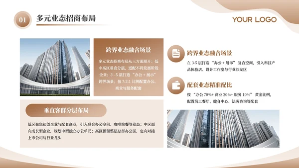棕色商务公司商业计划书通用PPT模板