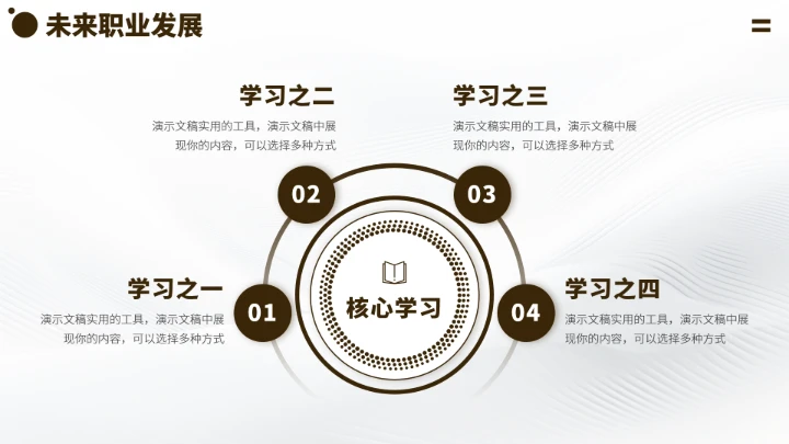 黄灰色大学生职业生涯规划PPT模板