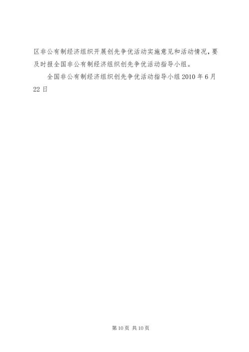 非公有制经济组织党组织和党员深入开展创先争优活动实施方案 (4).docx