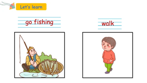 Module 8 Unit 2 Daming flies a kite in the park 课件