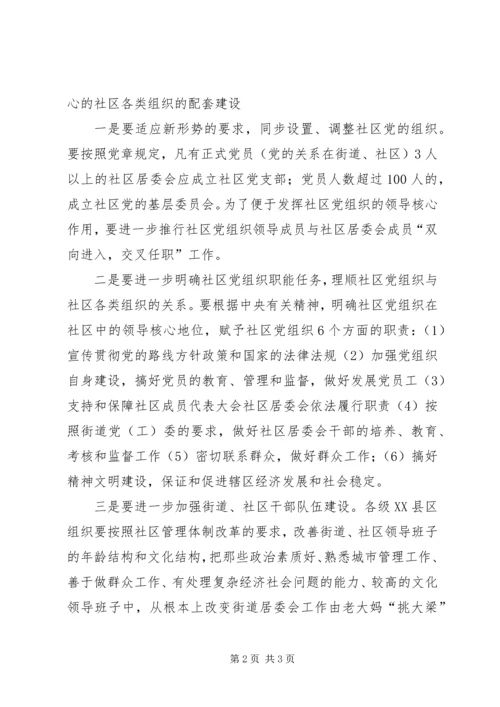 当前社区党建工作问题思考.docx