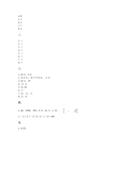 北师大版数学小升初模拟试卷含答案（名师推荐）.docx