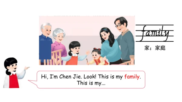 Unit 2   Different families课件（91张PPT)