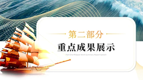 绿色烫金实拍励志工作总结乘风破浪开拓未来工作汇报模板PPT