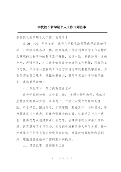 学校校长新学期个人工作计划范本.docx