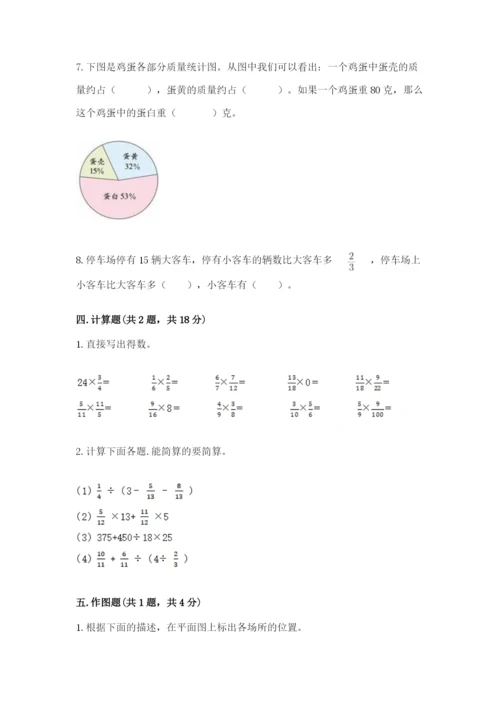 小学数学六年级上册期末测试卷附答案（a卷）.docx