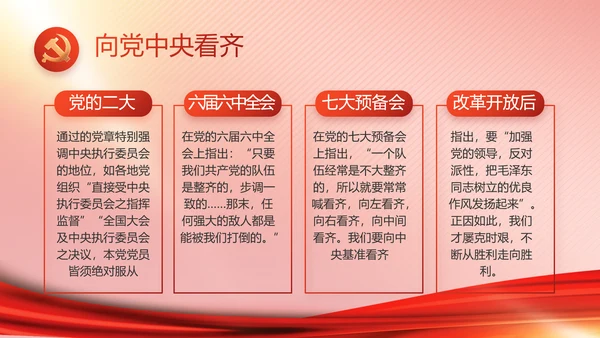 党建党支部年终工作总结汇报PPT党课