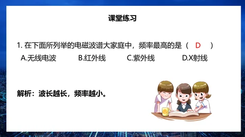 无线电电磁波信号通用PPT模板