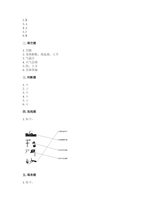 教科版三年级上册科学期末测试卷精品（a卷）.docx