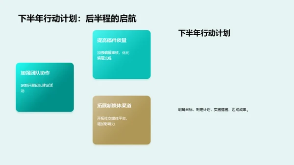 编辑之路：半年回顾与展望