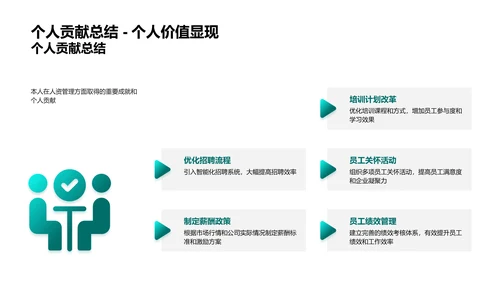 述职报告PPT模板