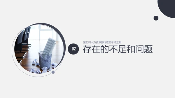 人力资源部年终工作总结汇报PPT模板