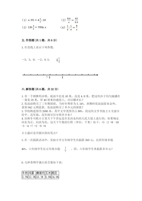 北京版六年级下册期末真题卷附完整答案（网校专用）.docx