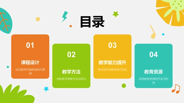 教育培训培训课件PPT模板