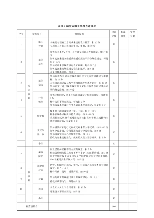 优质建筑综合施工安全检查评分汇总表最新版.docx