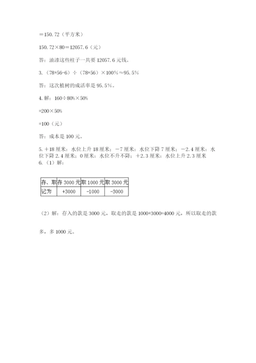 人教版六年级数学小升初试卷附完整答案【典优】.docx