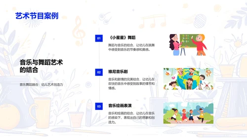 幼儿音乐艺术教育PPT模板