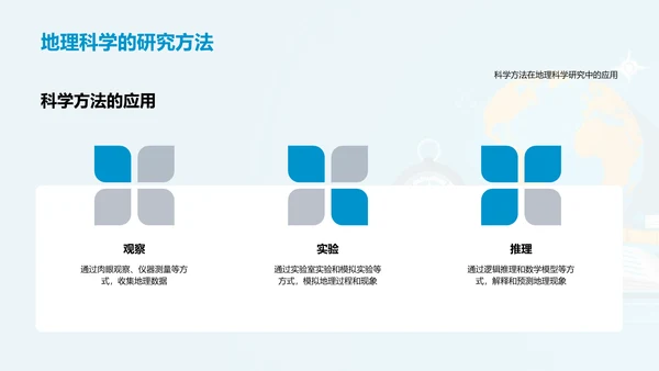 探索地理科学PPT模板