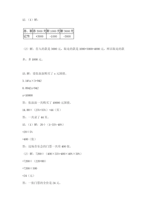 六年级小升初数学应用题50道带答案（培优）.docx