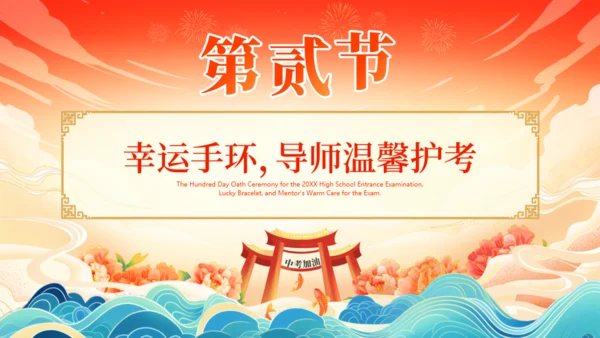 努力学习冲刺百日赢在中考通用PPT模板