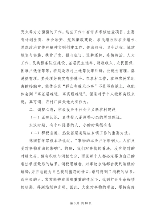 做一名合格的乡镇公务员.docx