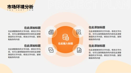 毛玻璃风商业项目计划书通用PPT模板