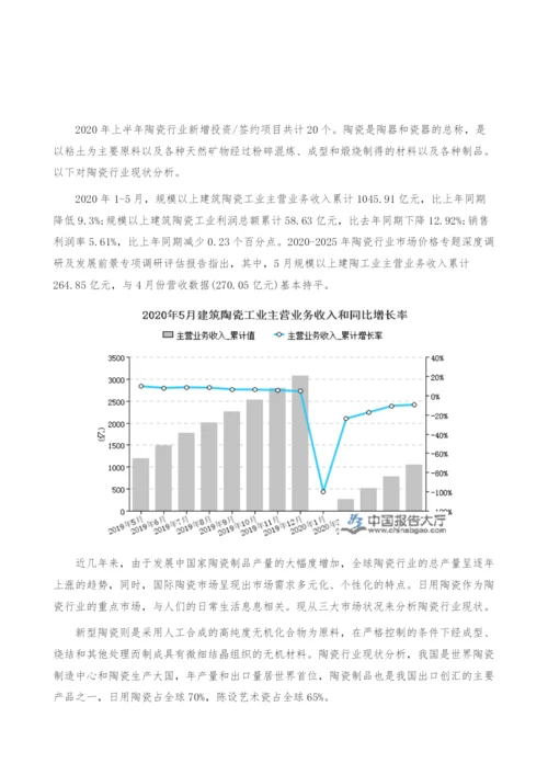 陶瓷行业现状-产业报告.docx