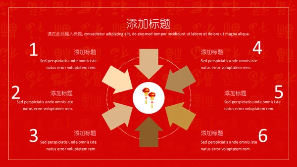 喜庆金猪年春节工作总结通用PPT模板