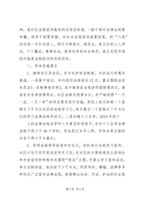 法律法规培训计划.docx