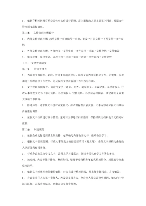 公司办公室管理核心制度范本大全.docx