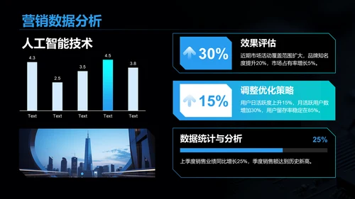 黑色科技风产品开发阶段性成果汇报PPT模板