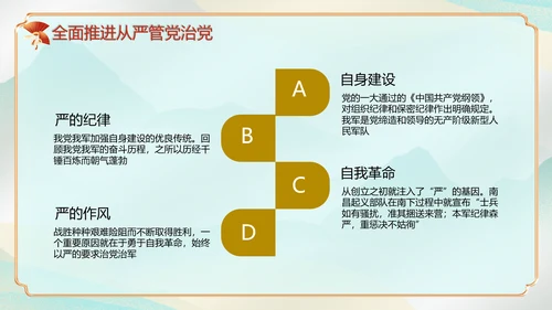 执政为民党风廉政建设汇报PPT模板